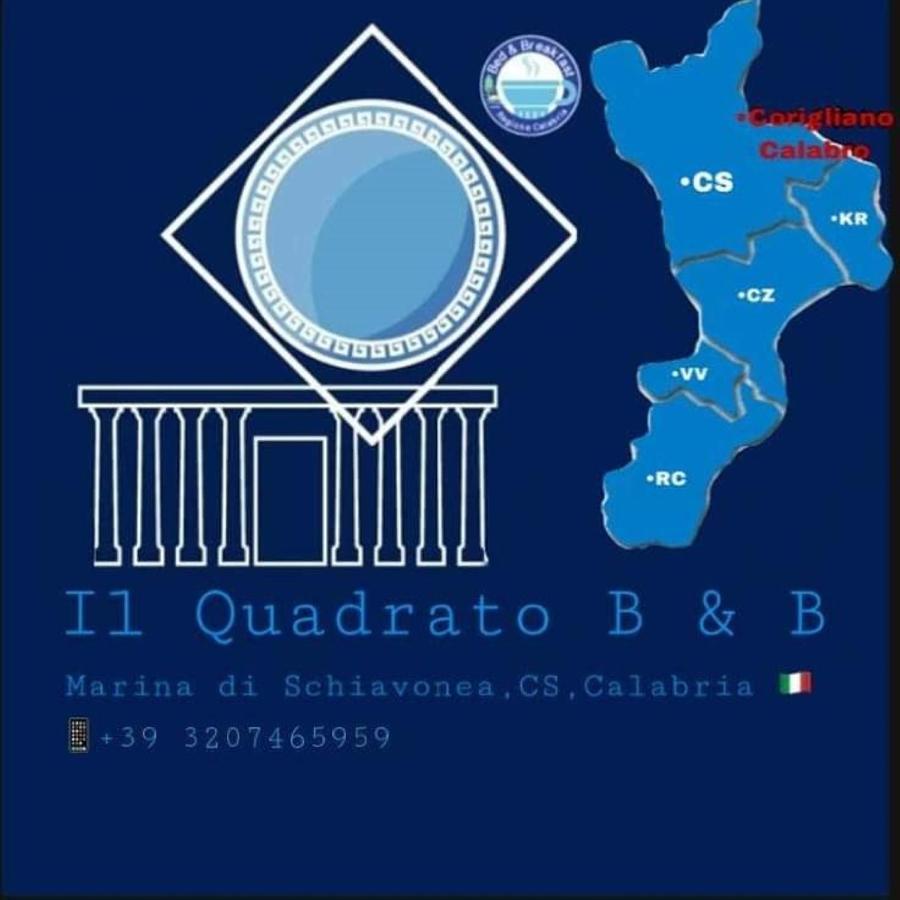 B&B Il Quadrato Marina di Schiavonea Luaran gambar